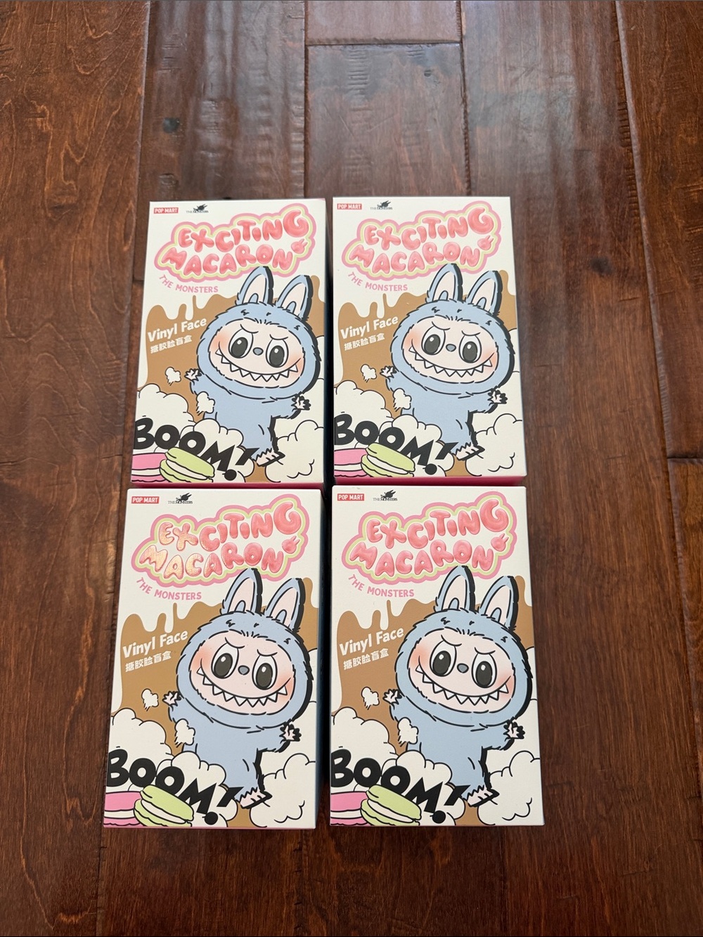 Exciting Macaron Labubu (set of 4)
